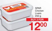 Spar Chicken Livers-2x250g