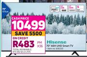Hisense 70" A6H UHD Smart TV