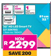 JVC 81cm (32") HD LED Smart TV LT-32N750