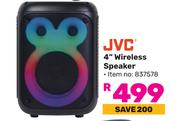 JVC 4" Wireless Speaker