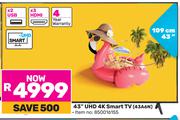 0Hisense 109cm (43") UHD 4K Smart TV 43A6N