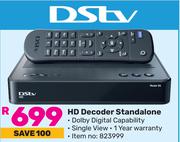 Dstv HD Decoder Standalone