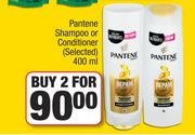 Pantene Shampoo Or Conditioner (Selected)-For 2 x 400ml