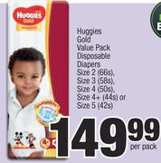 Huggies Gold Value Pack Disposable Diapers-Per Pack
