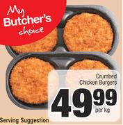Crumbed Chicken Burgers-Per Kg