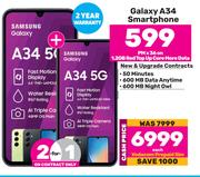 Samsung Galaxy A34 Smartphone-Each