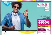 Hisense 70" (177cm) UHD Smart TV 70A6K