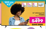 Hisense 43" (109cm) UHD Smart TV 43A6K