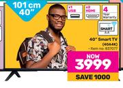 Hisense 40" (101cm) Smart TV 40A4K