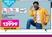 Hisense 75" (190cm) UHD Smart TV 75A6K