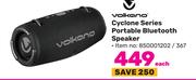 Volkano Cyclone Series Portable Bluetooth Speaker-Each