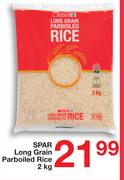 Spar Long Grain Parboiled Rice-2Kg