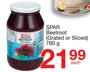 Spar Beetroot (Grated Or Sliced)-780g Each