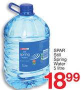 Spar Still Spring Water-5Ltr