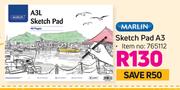 Marlin Sketch Pad A3