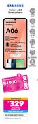 Samsung Galaxy A06 Smartphone With MyVoucher R4000-On Red Flexi 230