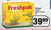 Freshpak Rooibos Tagless Teabags-80s Per Pack