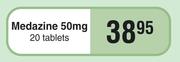 Medazine 50mg 20 Tablets