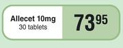 Allecet 10mg 30 Tablets