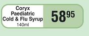 Coryx Paediatric Cold & Flu Syrup-140ml