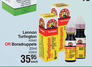 Lennon Turlington Or Borsdruppels 20ml-Each