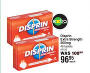 Disprin Extra Strength 500mg 48 Tablets-Each
