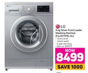 LG 9Kg Silver Front Loader Washing Machine F4J3VYP5L.AL