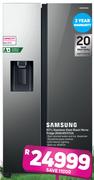Samsung 617L Stainless Steel Black Mirror Fridge RS64R53112A