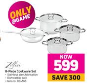 Zellini 8 Piece Cookware Set
