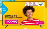 Samsung 75"(190cm) Crystal UHD 4K TV CU7000
