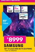 Samsung 55"(139cm) Crystal UHD 4K TV CU7000