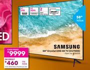 Samsung 58"(147cm) Crystal UHD 4K TV CU7000