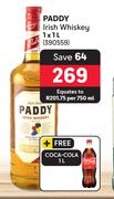Paddy Irish Whisky-1L