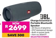JBL Charge Essential 2 Portable Bluetooth Speaker