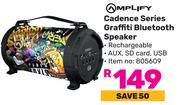 Amplify Cadence Series Graffiti Bluetooth Speaker