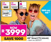 Hisense 40" Smart TV 40A4K