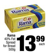 Rama 40% Fat Spread For Bread-500g Each
