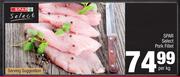 Spar Select Pork Fillet-Per kg