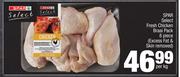 Spar Select Fresh Chicken Braai Pack 8 Piece (Excess Fat & Skin Removed)-Per kg