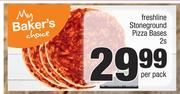 Freshline Stoneground Pizza Bases-2's Per Pack