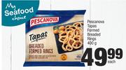 Pescanova Tapas Formed Breaded Rings-400g Each