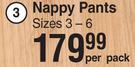 Baby Things Nappy Pants Sizes 3-6-Per Pack
