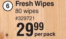 Baby Things Fresh Wipes 80 Wipes-Per Pack