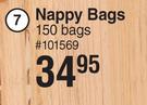 Baby Things Nappy Bags 150 Bags