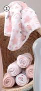 Baby Things Washcloths 6 Piece Assorted Colours-Per Pack