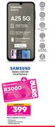 Samsung Galaxy A25 5G Smartphone-On 1.3GB Red Top Up Core More Data