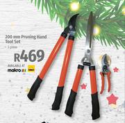 Garden Master 3 Piece 200mm Pruning Hand Tool Set