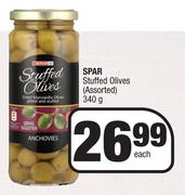 Spar Stuffed Olives Assorted-340g Each