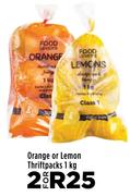 Orange Or Lemon Thriftpacks-For 2 x 1kg