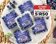 Blueberry Punnets-For 5 x 125g